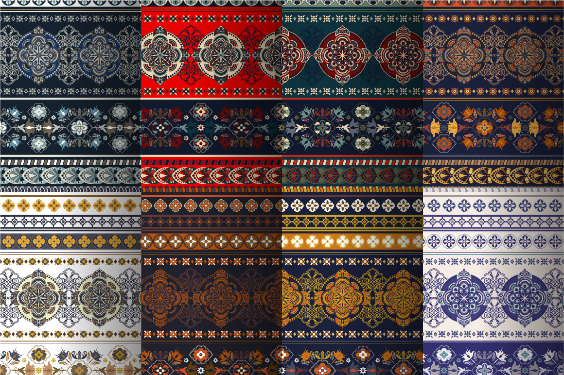8 Geometric Ethnic Patterns, a Pattern Graphic by Sunny_Lion