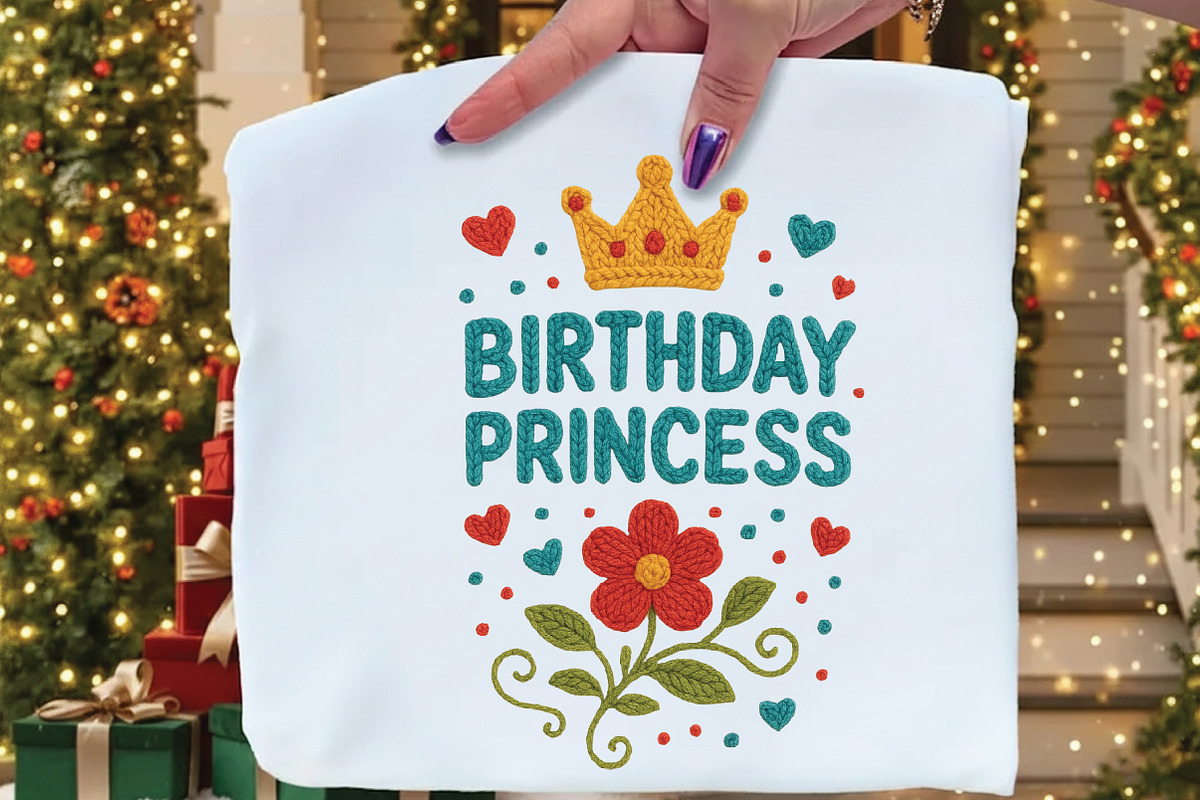 Yarn Birthday Png Birthday Princess, an Illustration by Black Bird Studio (Photo 3 of 8)