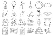Christmas Doodle SVG Graphics, a Seasonal Illustration by DENIDigitalArtSudio (Thumbnail 8 of 9)