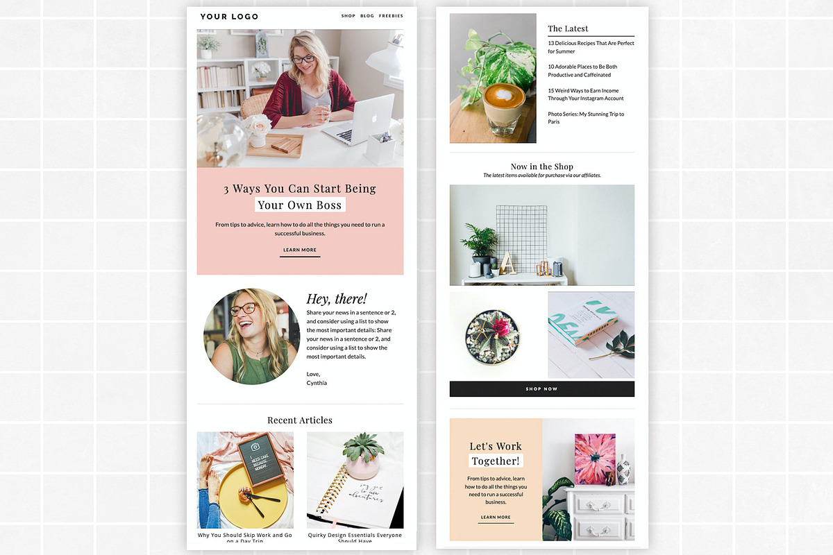 Email Template Bundle for Mailchimp, an Email Template by ltsdesigns