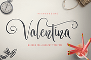 Valentina//Wedding Calligraphy Font, a Script Font by jorse (Thumbnail 1 of 9)