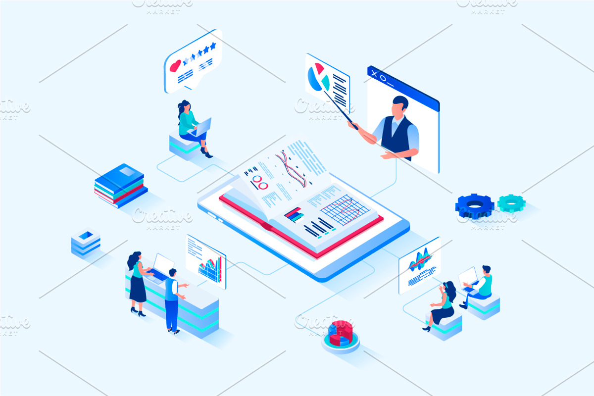 Isometric Web Illustrations, a Templates & Theme by alexdndz (Photo 7 of 31)