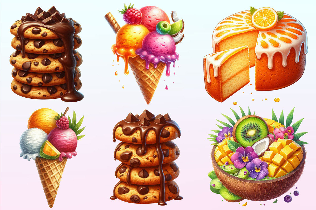 Summer Baking Clipart, a Graphic by CitraGraphics (Photo 3 of 4)
