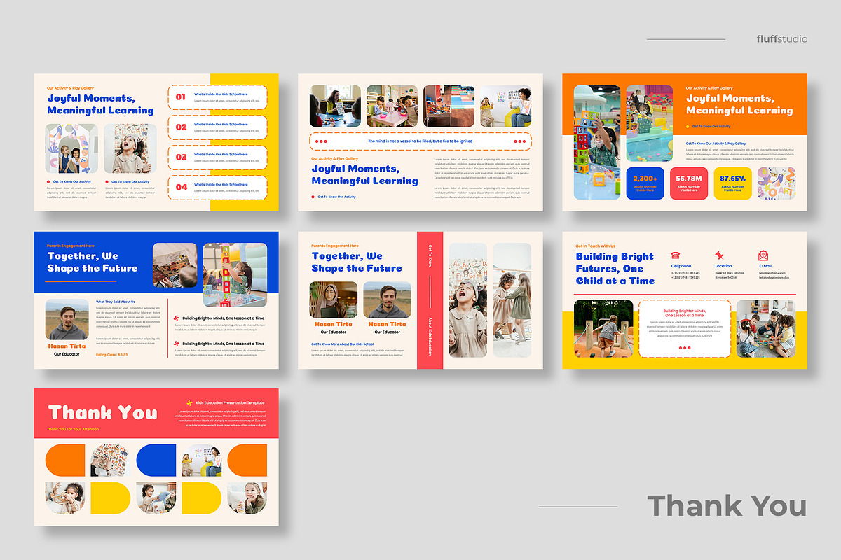Kids Education Slides Template, a Presentation Template by fluffstudio (Photo 4 of 4)