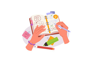 Human hands make notes on paper, a School & Education Photo by Elegant Solution