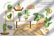 House plant watercolor collection, an Illustration by Color Hugs Art (Thumbnail 6 of 10)