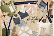 Woven Memories Vintage Ephemera Kit, an Object Graphic by DreamoraArt (Thumbnail 6 of 11)
