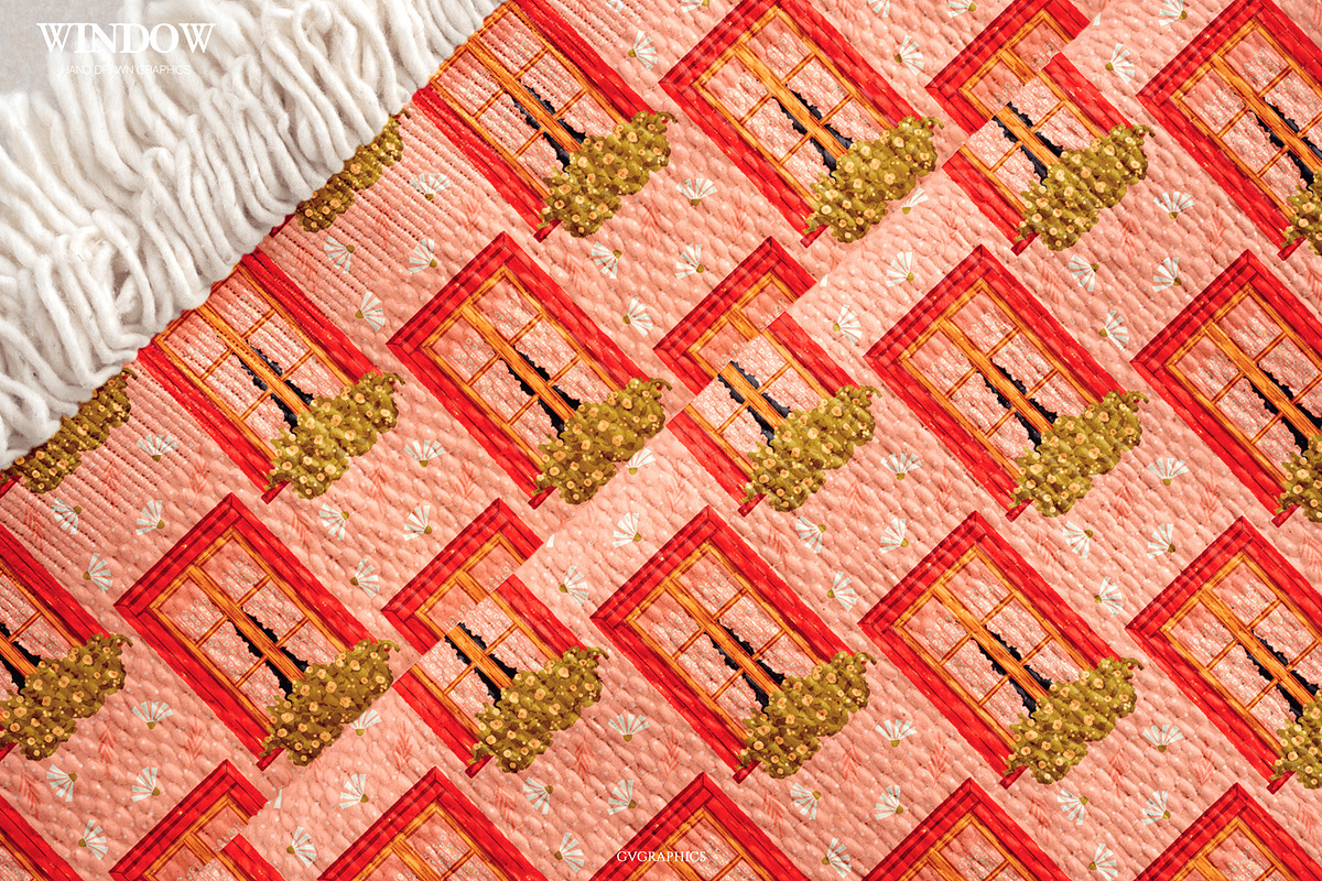 WINDOW | Patterns and Illustrations, a Pattern Graphic by GVGraphics (Photo 4 of 18)