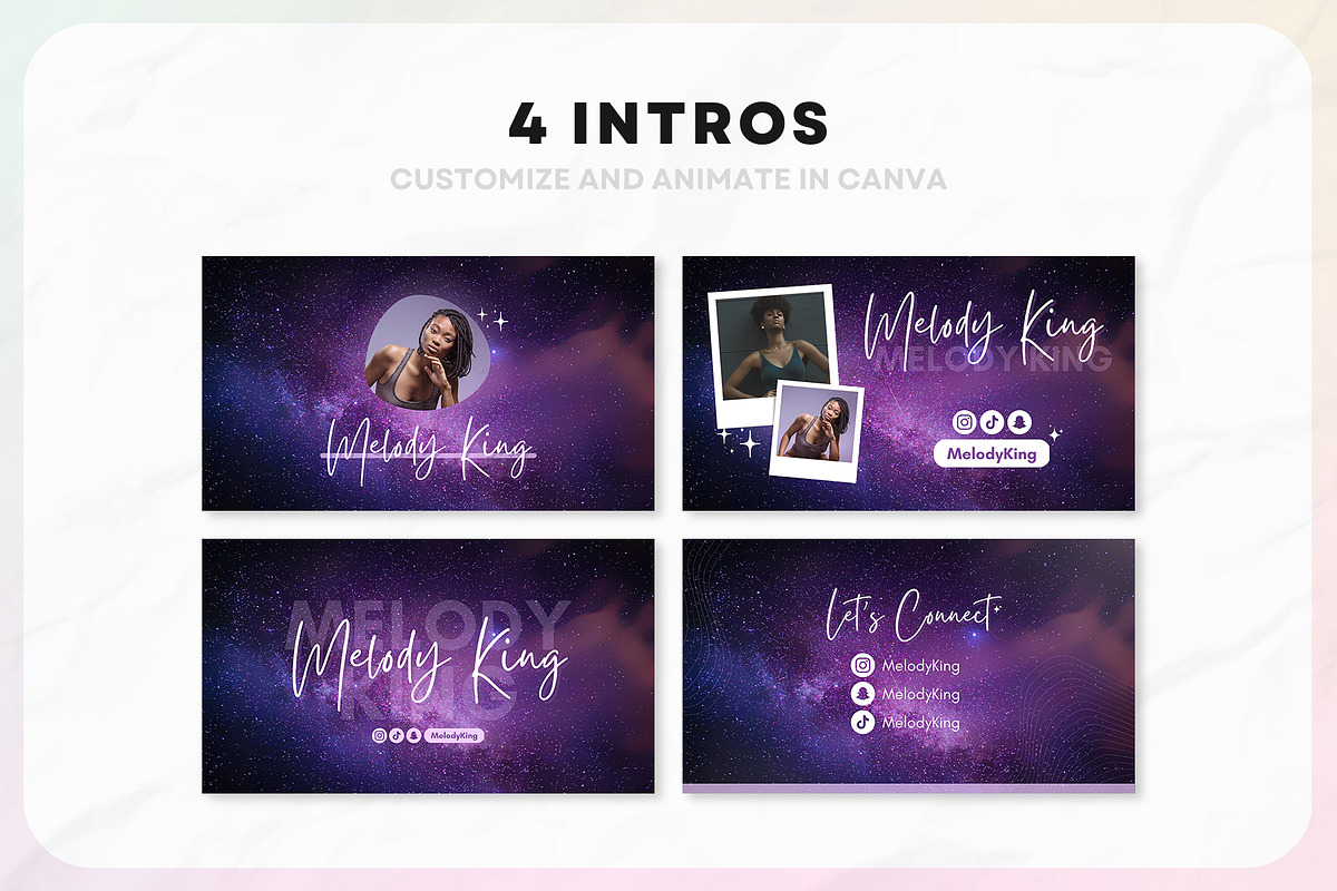 YouTube Channel Branding Kit | Canva, a Social Media Template by OniriqveDesigns (Photo 4 of 10)