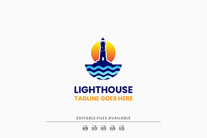Lighthouse Flat Modern Logo, a Branding & Logo Template by Artnivora.Std