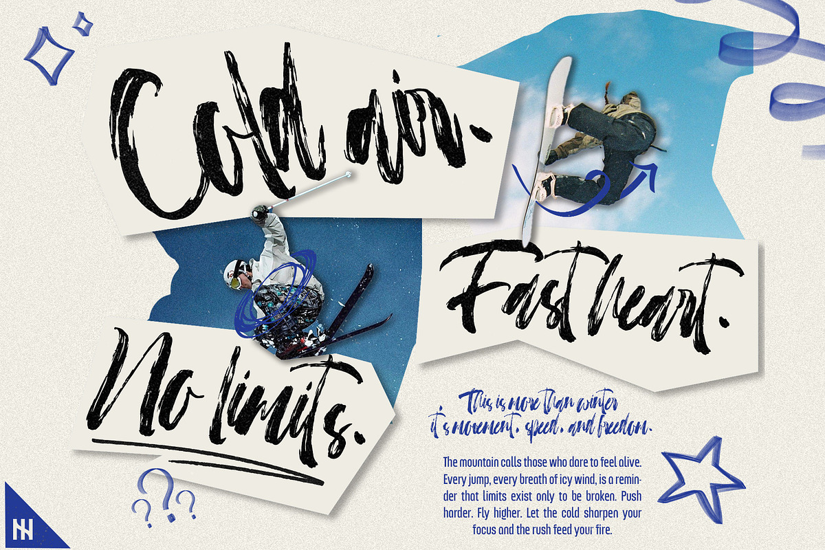 Ensticha - Dry Brush Script, a Handwritten Font by Inviline.co (Photo 4 of 9)
