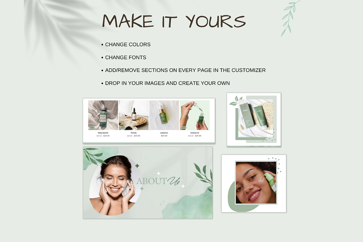 Simple And Sage | Shopify Theme, a Templates & Theme by Millennials Marketing (Photo 6 of 10)