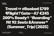 Kurlbit - Bold Display Sans, a Sans Serif Font by Shapespired Design (Thumbnail 10 of 17)