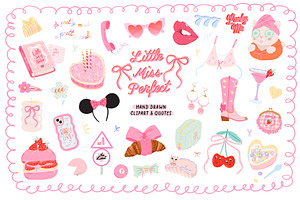 Cute Coquette Girl Aesthetic Clipart, an Object Graphic by Ruslana Lubenets