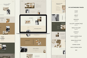 Stylish Showit Website Template