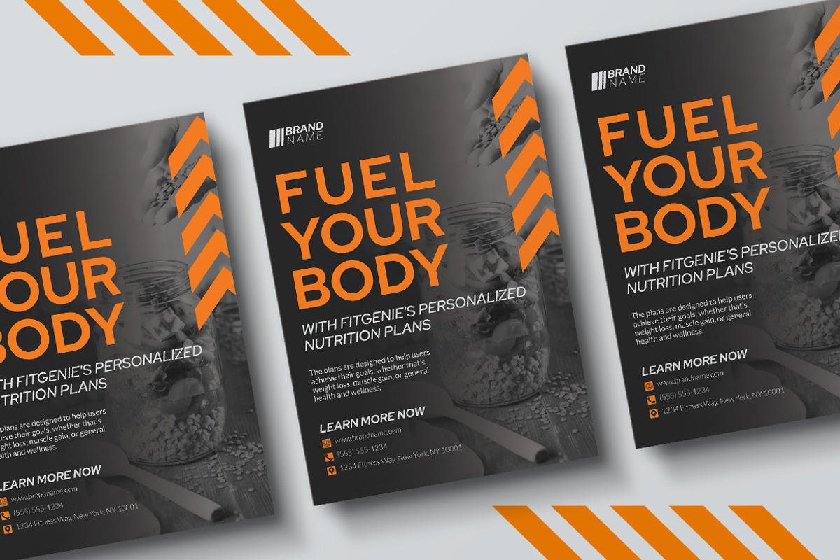 Gym Center - Flyer, a Flyer Template by StreaksideStd (Photo 2 of 2)