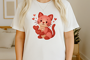 Faux Crochet Cat PNG Pink Valentine, an Animal Illustration by Craftsbeefy (Thumbnail 3 of 5)