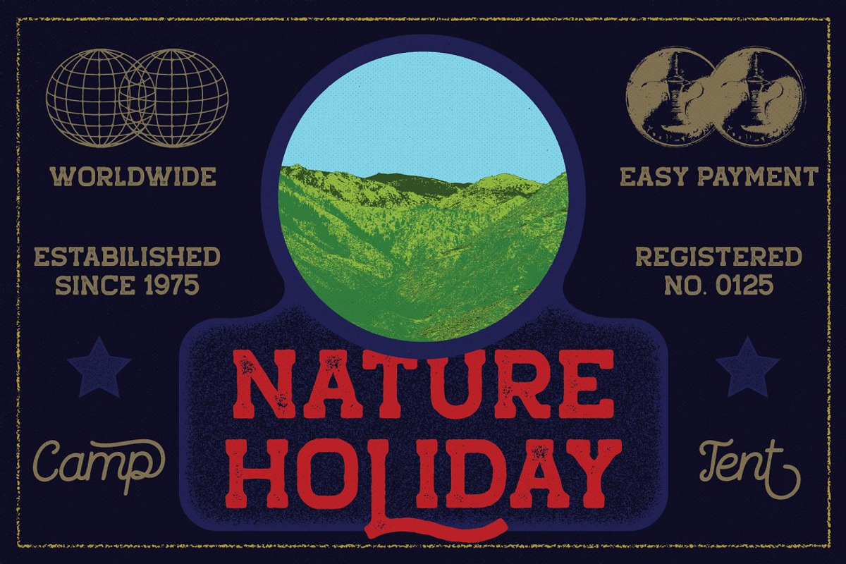VT Hansel - Vintage Display Font preview 4