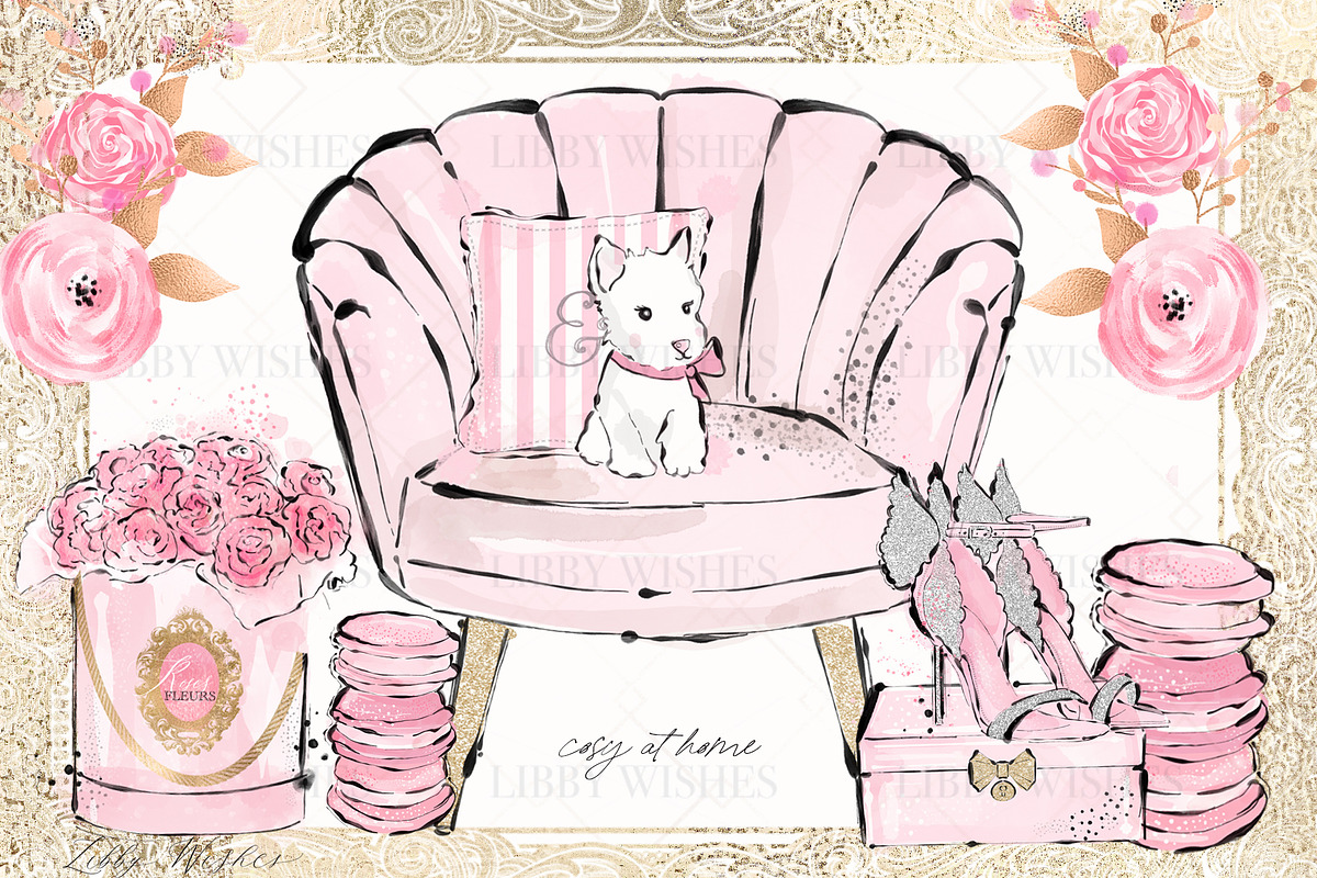 Pink lover's Fashion, an Illustration by Libby Wishes (Photo 4 of 6)