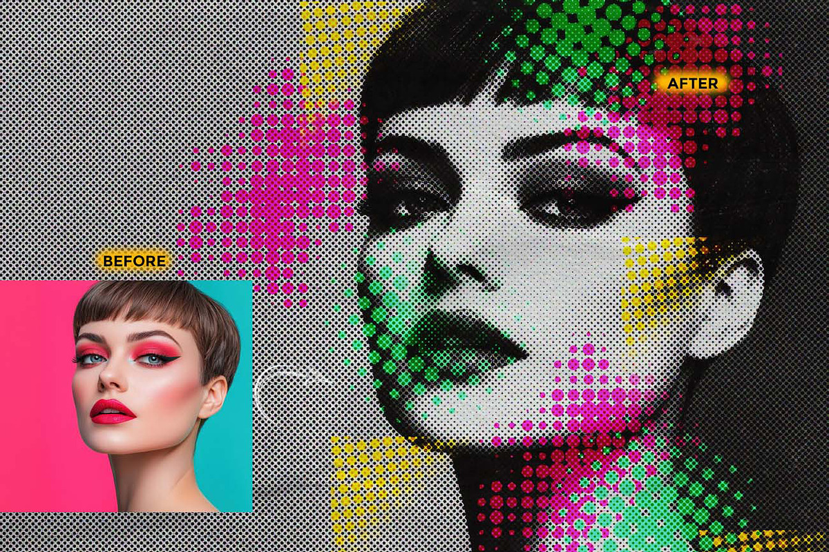 HALFTONE X Experimental Halftone, an Action Add-On by Studio Retouch (Photo 59 of 63)