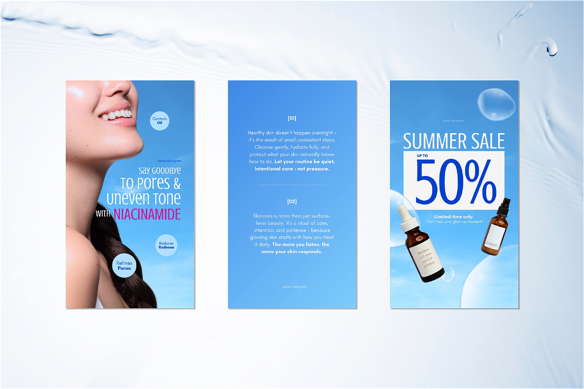 FRESH-Beauty Instagram Canva Templates preview 2