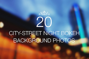 20 night bokeh backgrounds