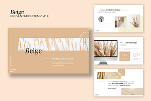 BEIGE - Minimalist Powerpoint
