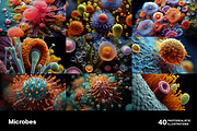 Microbes. 40 images, an Education Illustration by Handmadefont (Thumbnail 6 of 11)