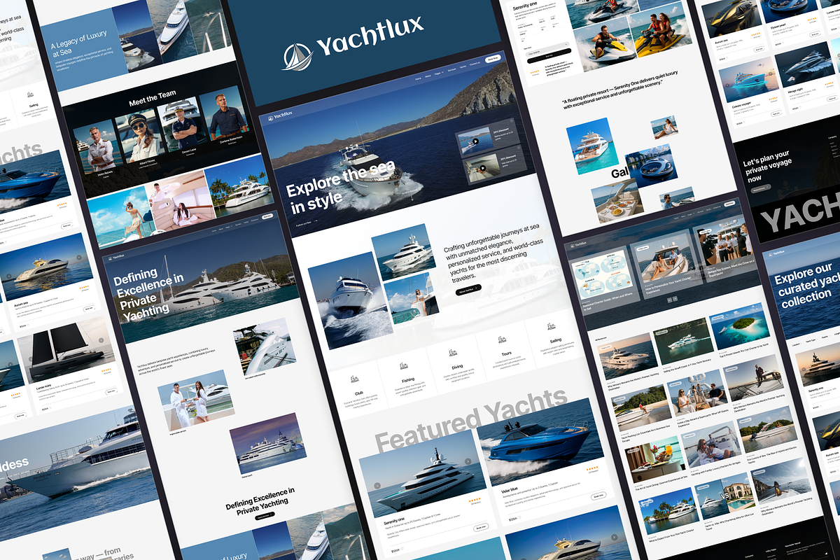 Yachtlux - Yacht Rent HTML Template preview 2