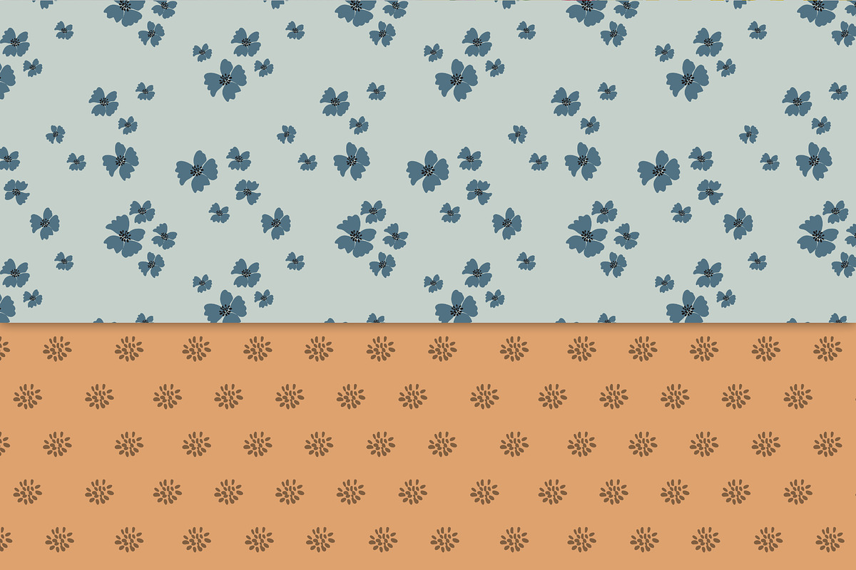 Soft Pastel Floral Patterns, a Pattern Graphic by Pattern + watercolor (Photo 4 of 7)