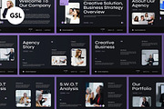 Black Business Strategy Google Slide, a Presentation Template by graphicook (Thumbnail 1 of 5)