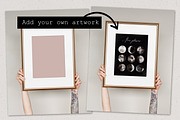 Gold Picture Frame Tattoo Arm Mockup, a Product Mockup by Ashley Alexandra Design (Thumbnail 2 of 4)