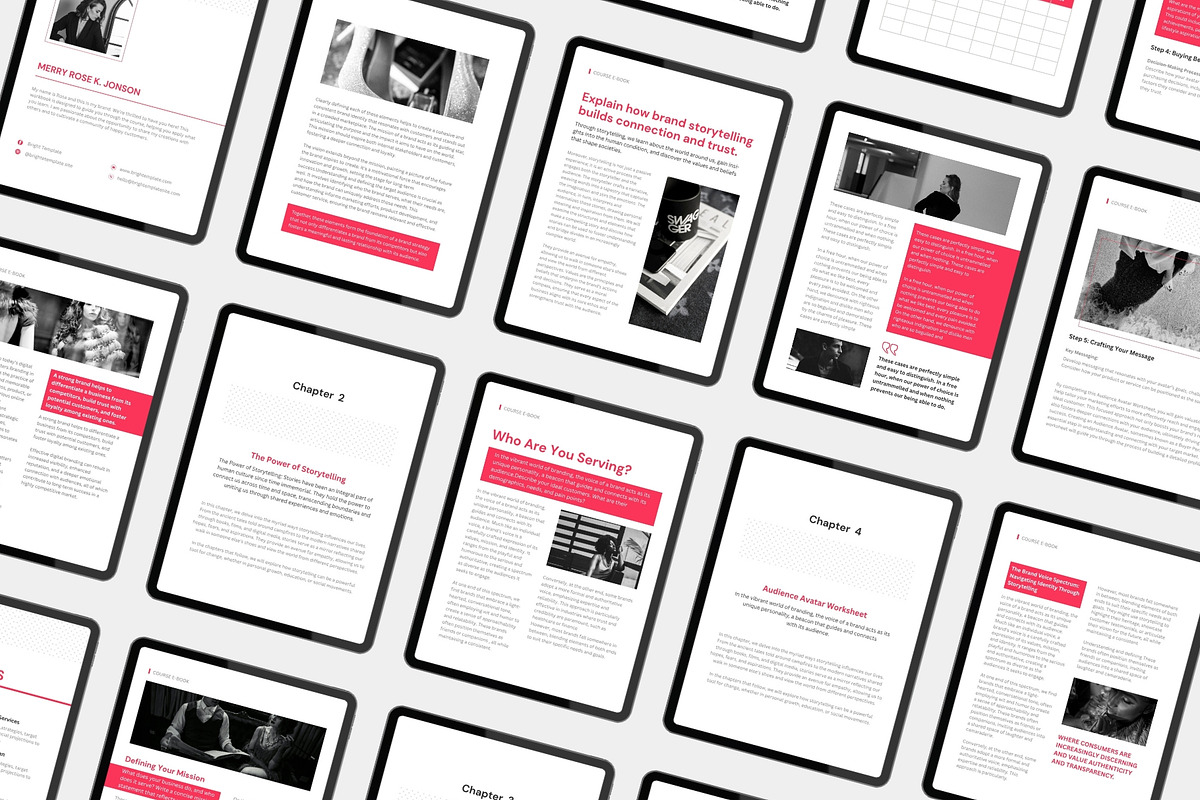 Minimal Canva Ebook Template, a Magazine Template by TheBrightGrap (Photo 3 of 9)
