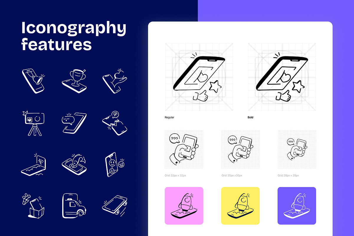 Smartphone Activities Icons, an Outline Icon by Vectors Market (Photo 2 of 7)