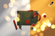 Holiday Wax Seal Mockup Pack, a Product Mockup by Custom Scene (Thumbnail 5 of 11)