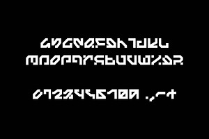 Xparos Experimental Font