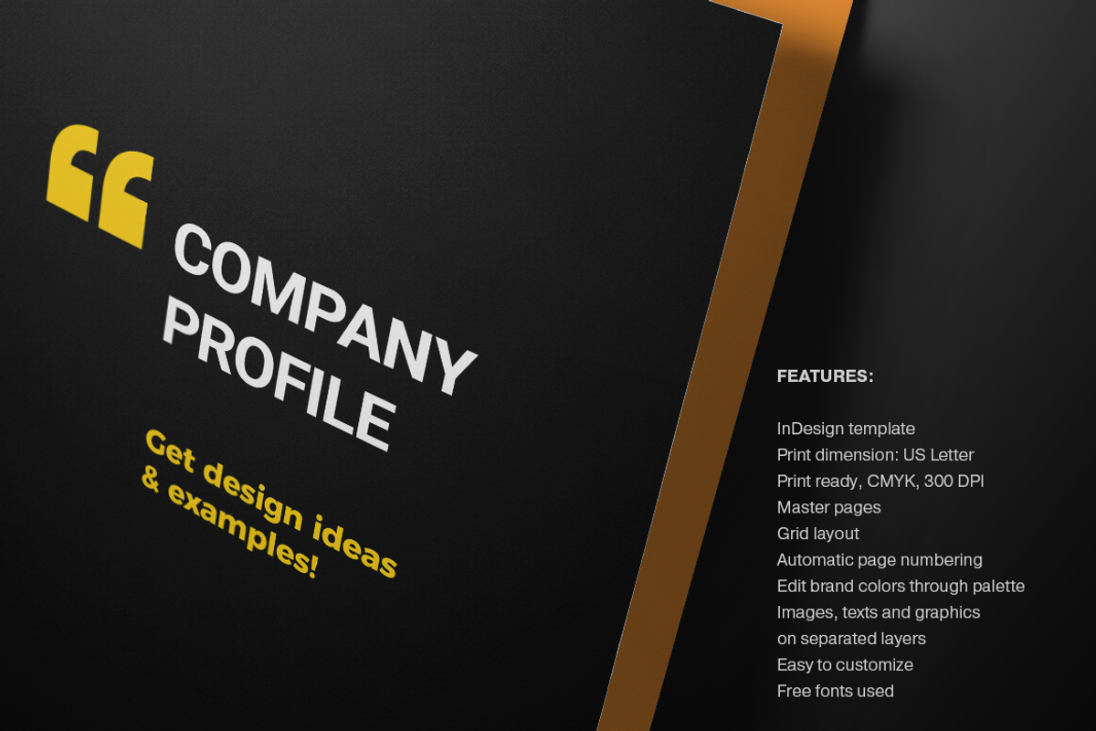 Black and Yellow Brochure, a Brochure Template by Boris Cupac (Photo 10 of 10)
