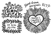 Hand-drawn designer's kit, an Education Illustration by natsa (Thumbnail 1 of 5)
