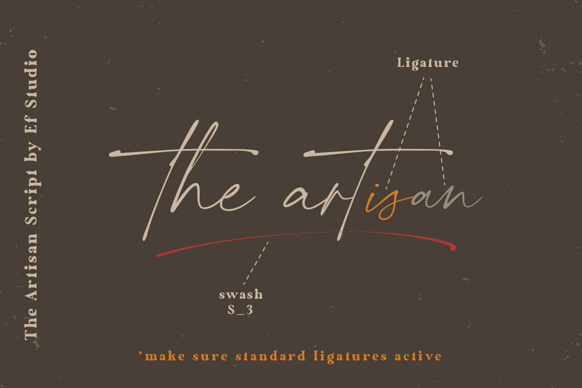The Artisan | A Hand Drawn Font Duo, a Serif Font by Ef Studio (Photo 13 of 17)