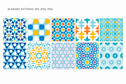 Decorative Arabic patterns, a Pattern Graphic by GlebTagirov (Thumbnail 5 of 6)
