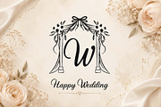 Syailine Sweet Monogram, a Handwritten Font by Yoga Letter (Thumbnail 2 of 6)
