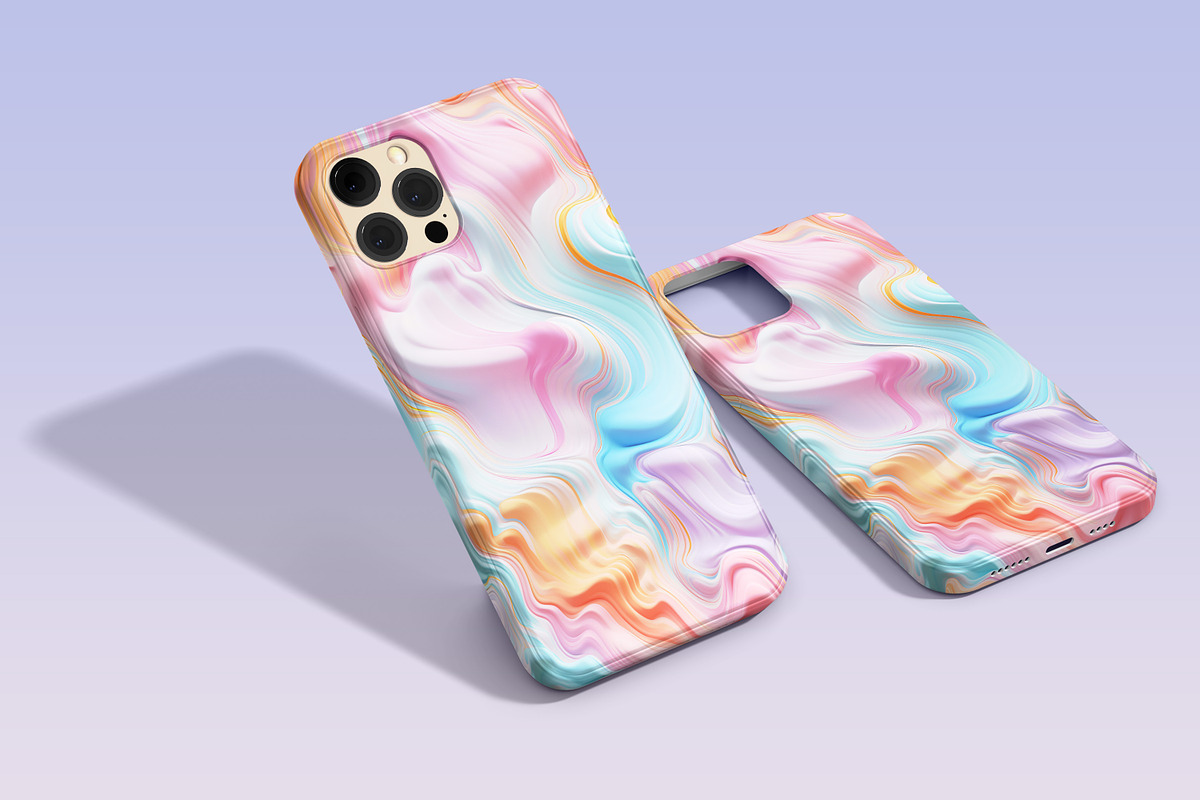 Pastel Liquid Seamless Pattern, a Pattern Graphic by Forhadx5 (Photo 8 of 11)