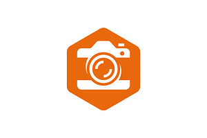 hexagon camera logo, a Branding & Logo Template by Rasagama Studio