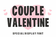 Couple Valentine, a Font by Limited.studio (Thumbnail 1 of 6)