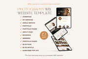 Photography Wix Website Template, a Wix Template by vectorocean (Thumbnail 3 of 11)