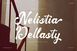 Nelistia Dellasty Hand Draw Script