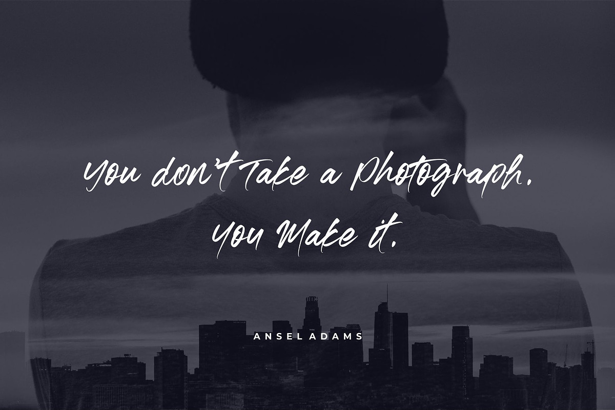 Authentic Photograph, a Script Font by azetypestudios.com (Photo 5 of 10)