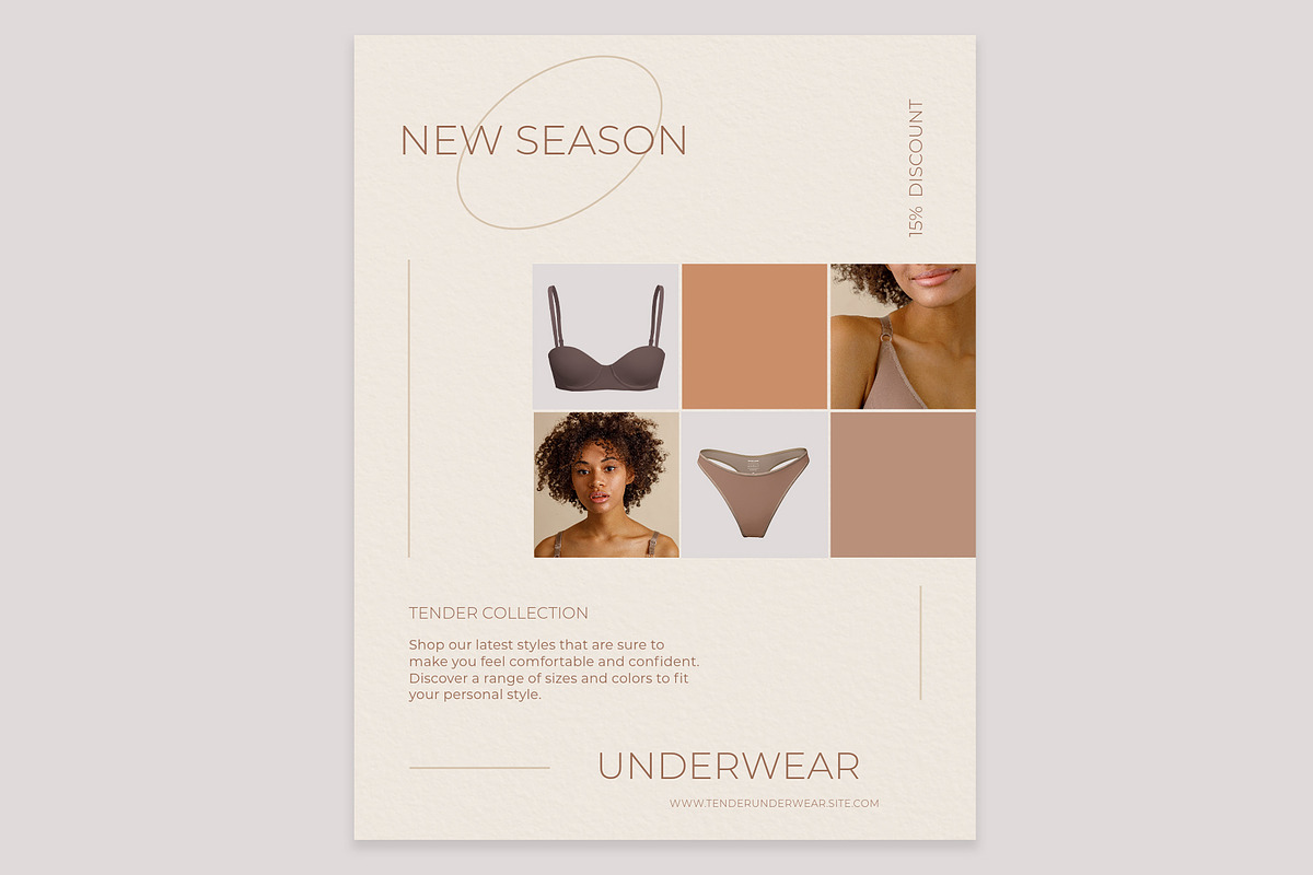 Mockups of women's underwear., a Bottom Mockup by Irena Matiash shop (Photo 6 of 6)