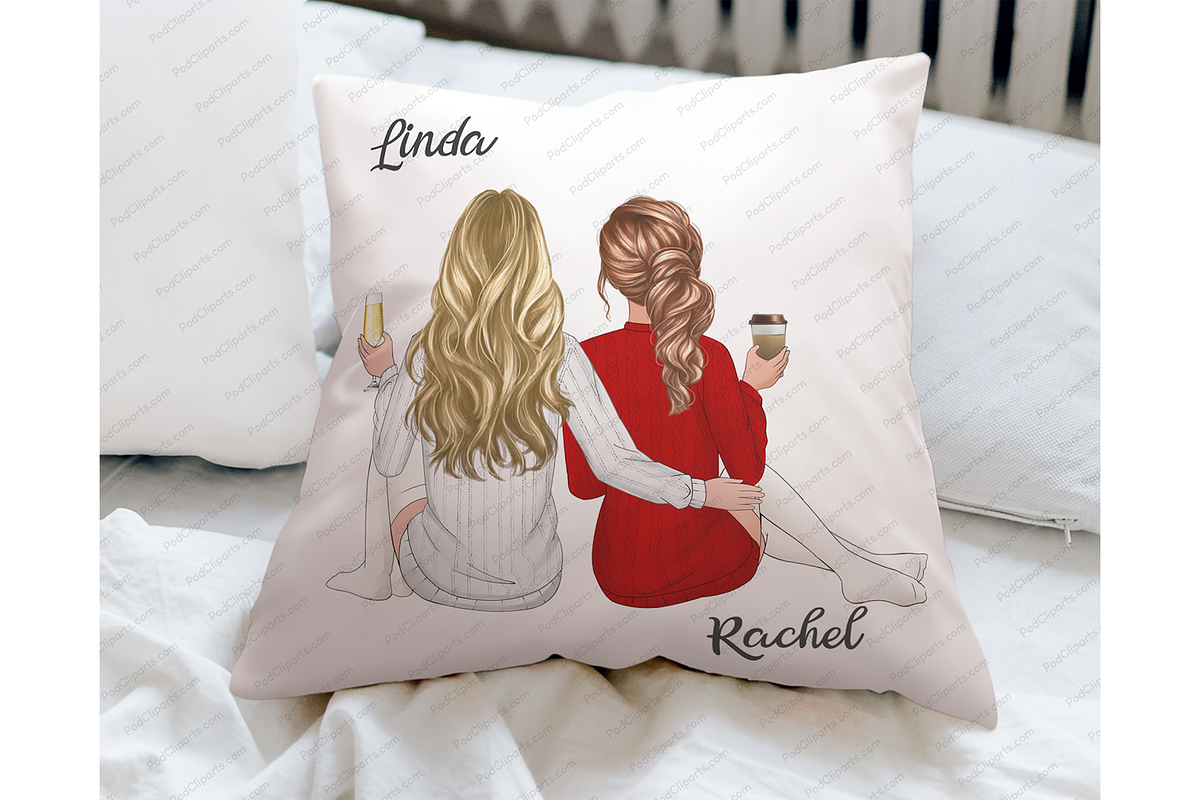 Christmas soul sister Clipart PNG, a Person Illustration by Podcliparts (Photo 6 of 7)