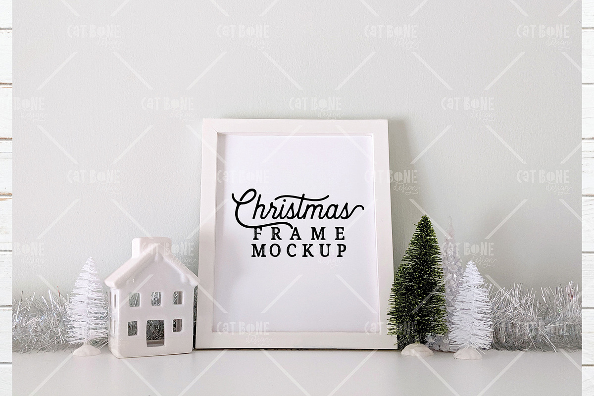 Christmas Frame Bundle 1, a Product Mockup by CatBoneDesign (Photo 9 of 18)